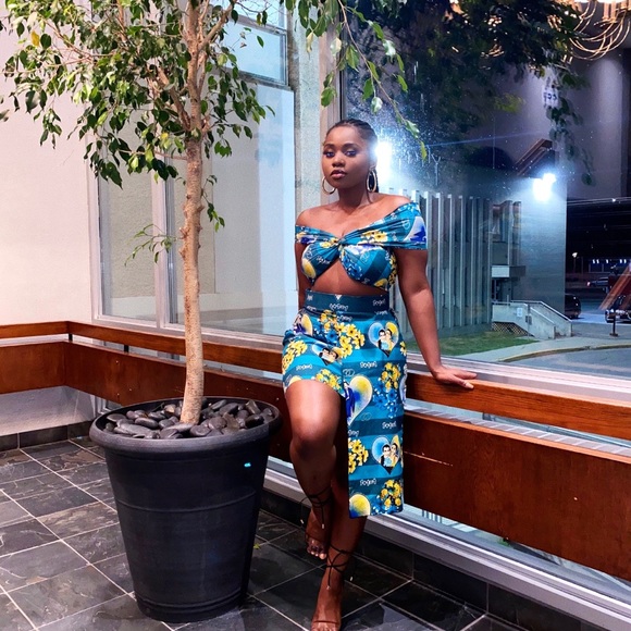 African skirt and an extra fabric as a top - Picture 4 of 4